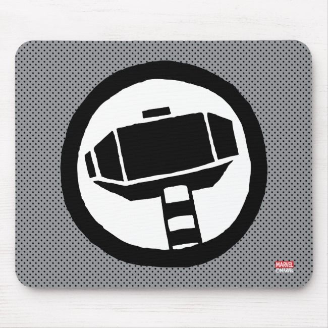 650x650 Pop Thor Hammer Icon Mouse Pad Marvel Artwork