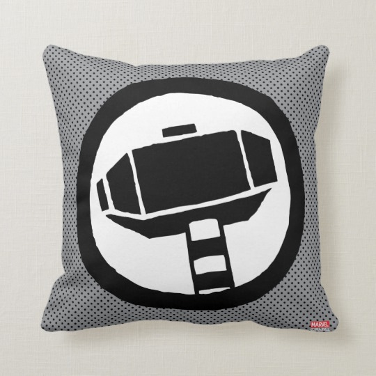 540x540 Pop Thor Hammer Icon Throw Pillow