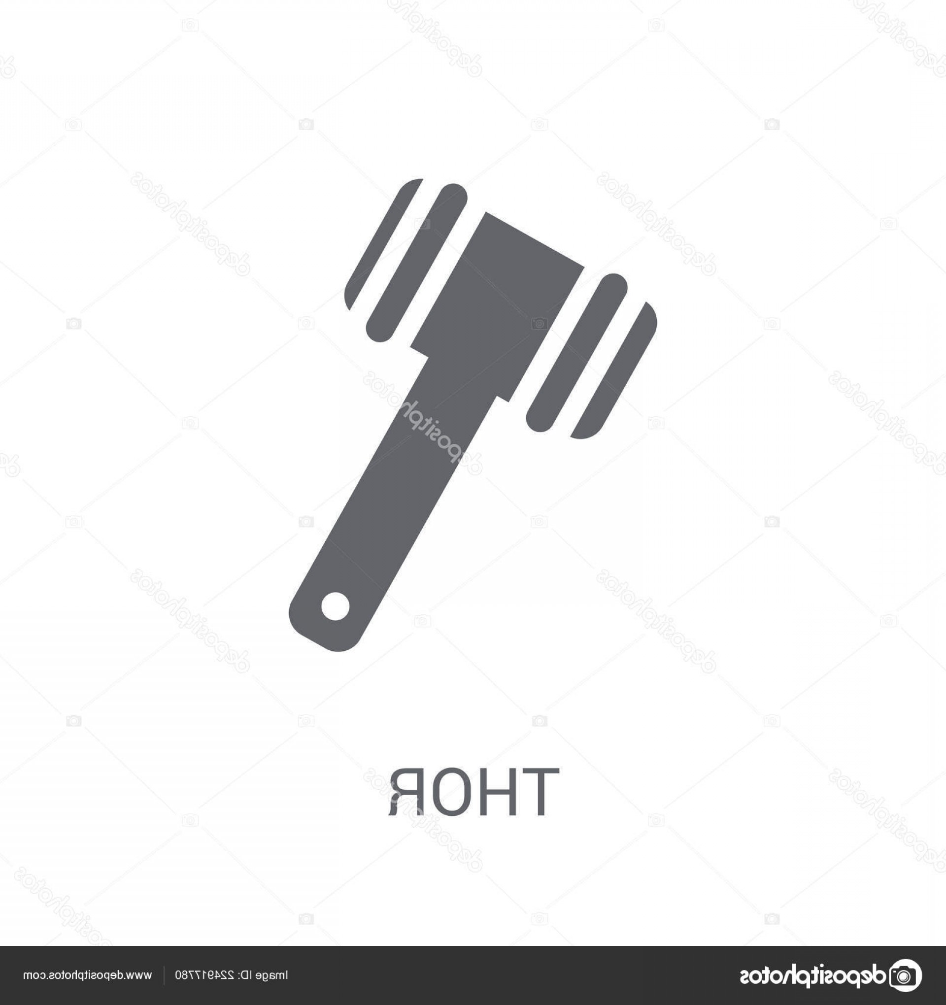 1920x2040 Stock Illustration Thor Icon Trendy Thor Logo Catchsplace