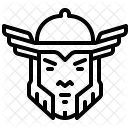 256x256 Thor Icon Of Line Style