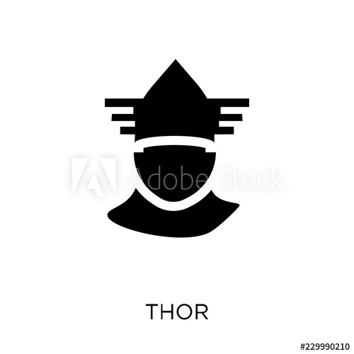 500x500 Thor Icon Thor Symbol Design From Fairy Tale Collection