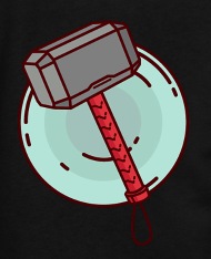 190x234 Thor Icon Unisex Fleece Zip Hoodie Spreadshirt