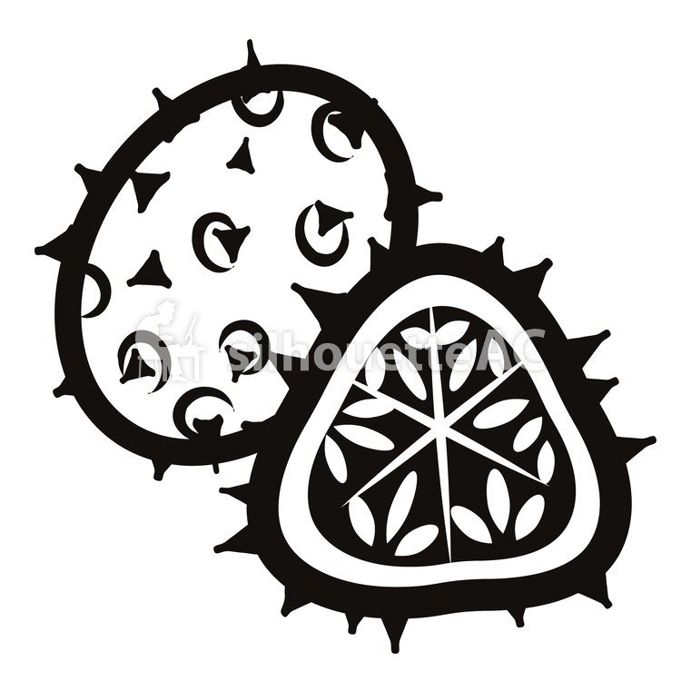 750x750 Free Silhouette Vector Thorn Whole Icon Cut