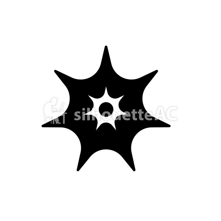 750x750 Free Silhouette Vector Star Star Thorn Icon