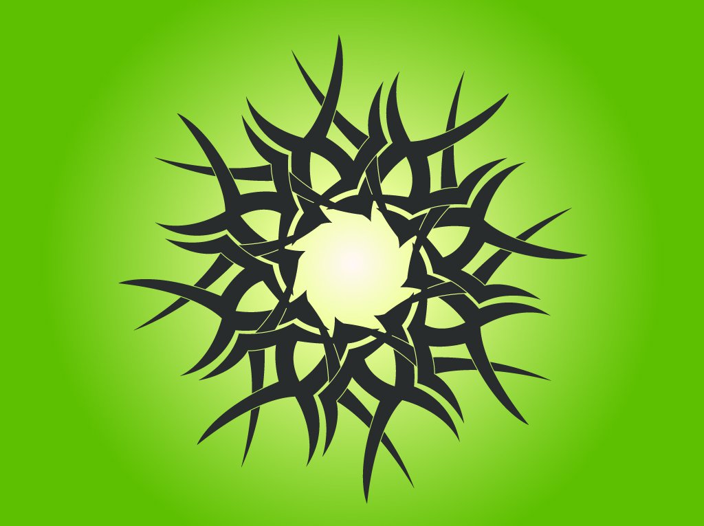 1024x765 Tribal Thorn Graphics Vector Art Graphics