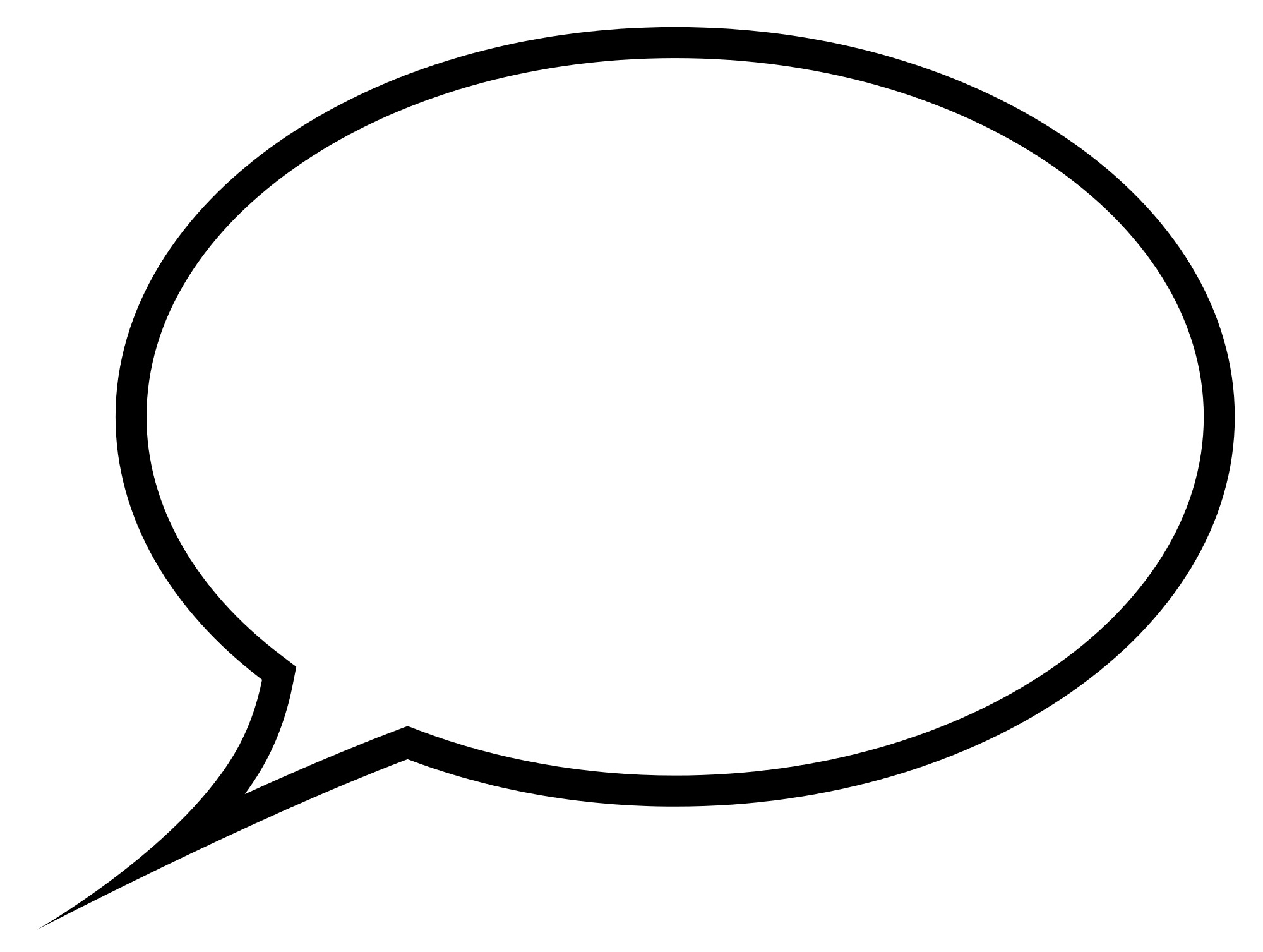 2000x1507 Speech Bubble Icons Png
