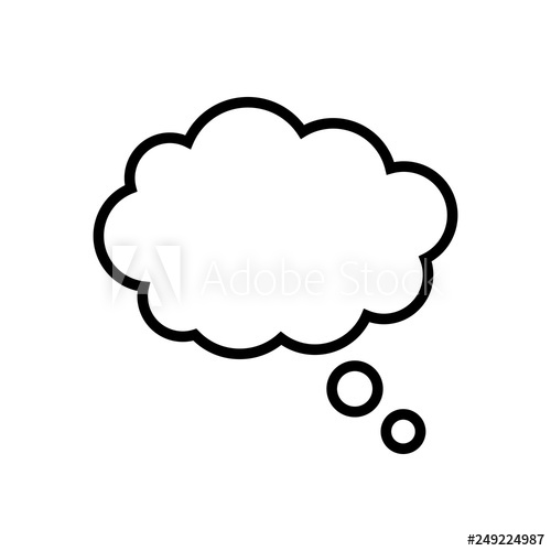 Thought Bubble Icon 500x500 Thought Bubble Icon