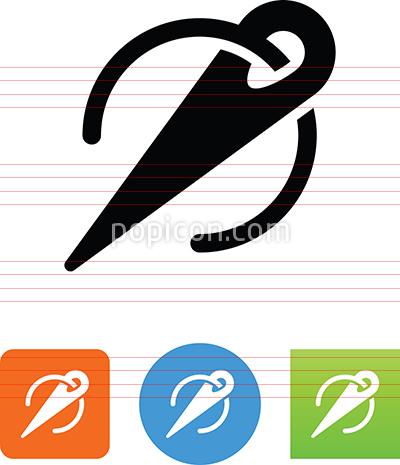 400x465 Sewing Needle And Thread Icon