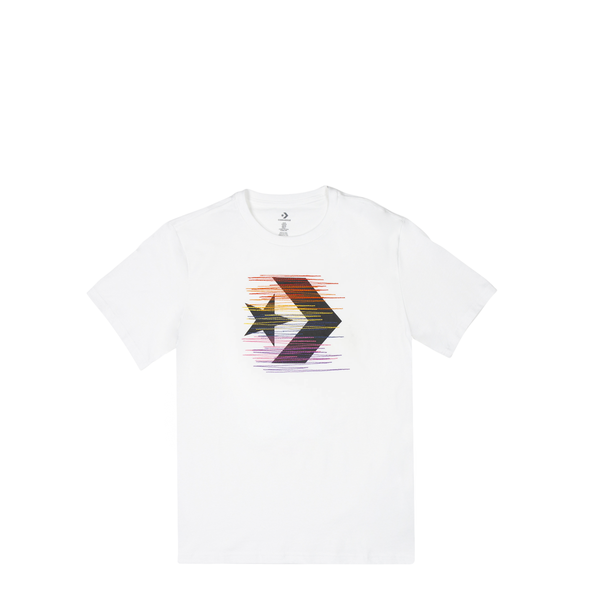 1200x1200 Women Converse Rainbow Thread Icon Remix T Shirt White Converse