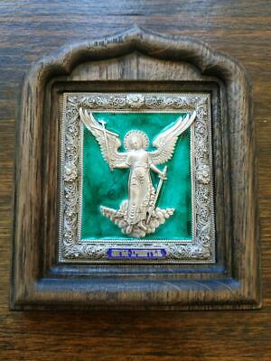 300x400 Orthodox Russian Icon Protector Guardian Angel Sword And Three Bar