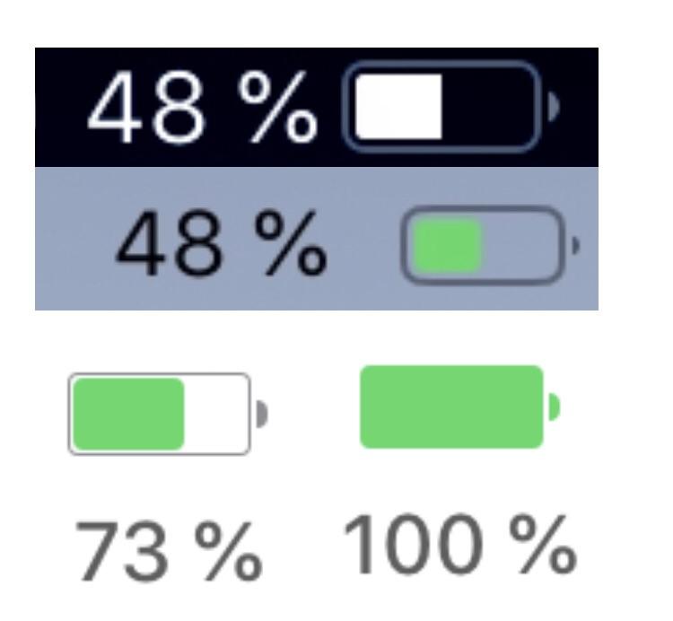 750x692 Request Unify The Battery Icon I Have Found Three Types So Far
