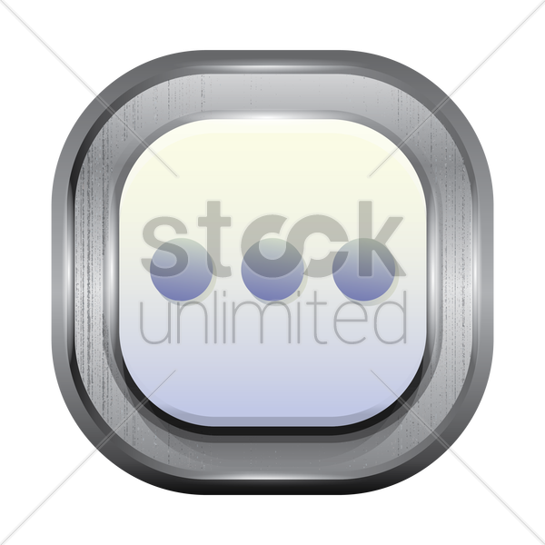 600x600 Three Dots Menu Icon Vector Image