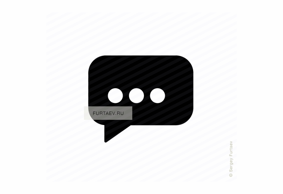 920x633 Vector Icon Of Speech Balloon With Three Dots As Typing