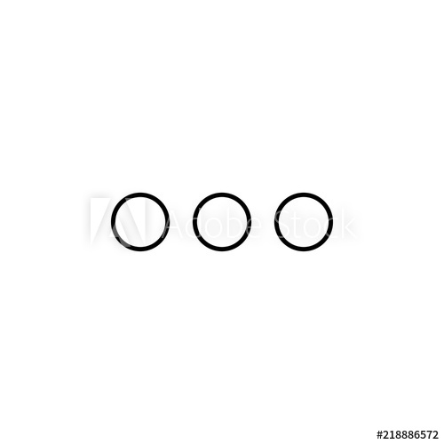 500x500 Three Dots Icon Element Of Simple Icon In Material Style