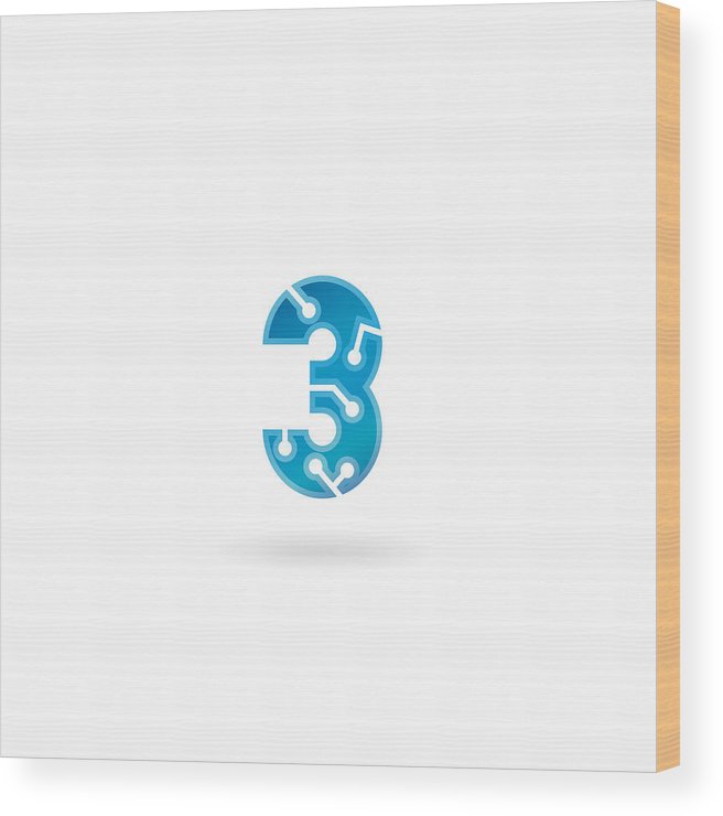 656x740 Number Icon Technology Smart Three Icon, Computer And Data