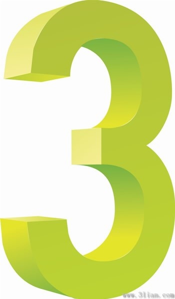 350x596 Number Three Icon Vector Free Vector In Adobe Illustrator