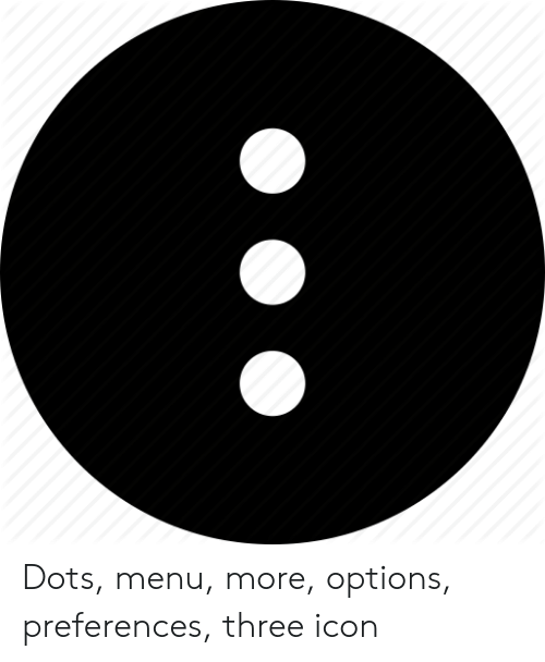 500x608 Dots Menu More Options Preferences Three Icon Icon Meme On Me Me