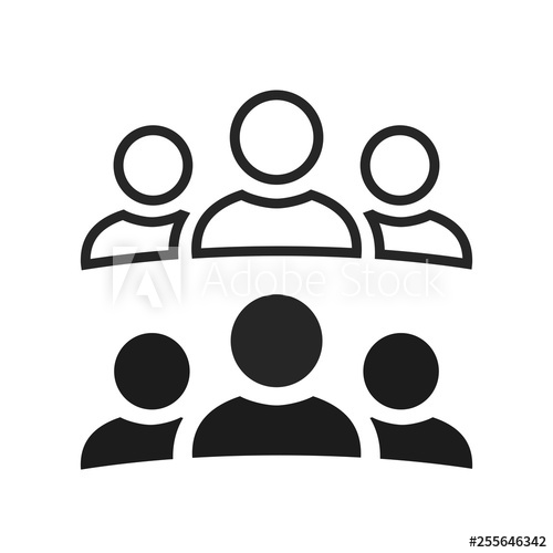 500x500 People Icon, Teamwork, Staff, Partnership, Three Person Sign