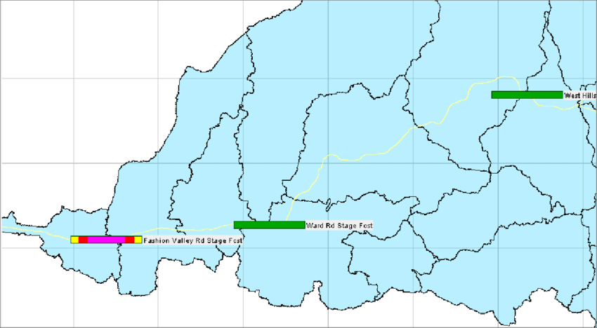 850x468 Example Flood Warning Stage Threshold Time Series Icon Display, As
