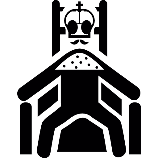 512x512 King In His Throne Icons Free Download