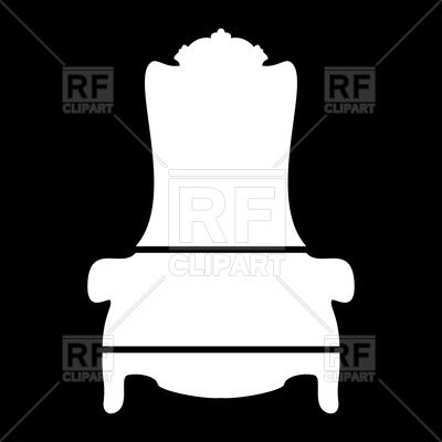 400x400 Throne White Icon Vector Image Of Icons And Emblems