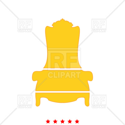 400x400 Throne Yellow Icon Vector Image Of Icons And Emblems