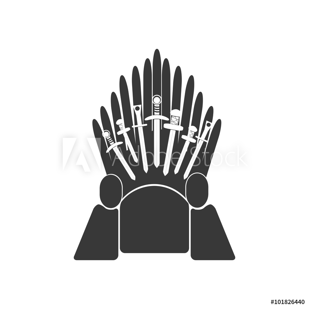 1000x1000 Fotografie, Obraz Throne Vector Icon Kingdom Symbol Posters Cz