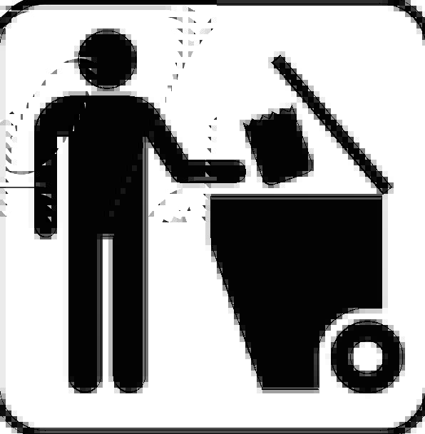 596x609 Trash, Leftover, Trashcan, Wastebasket, Waste, Icon, Garbage