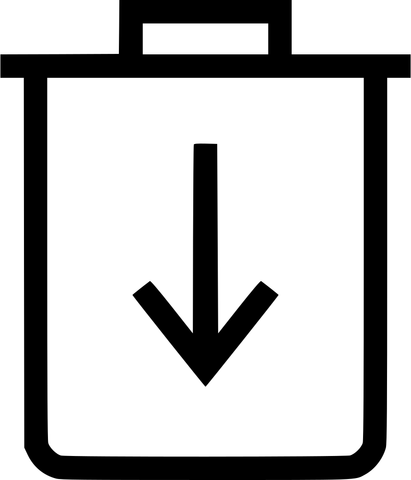 840x980 Trash Can Throw Away Png Icon Free Download