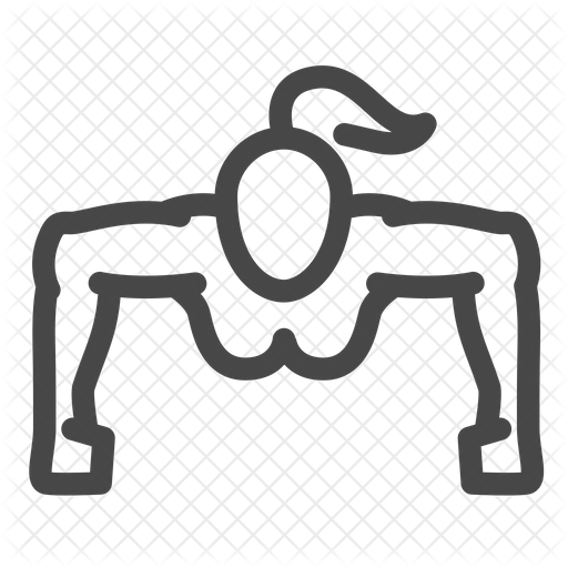 512x512 Push Up Icon Of Line Style