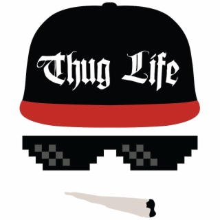 320x320 Icon Thug Life Png, Transparent Png