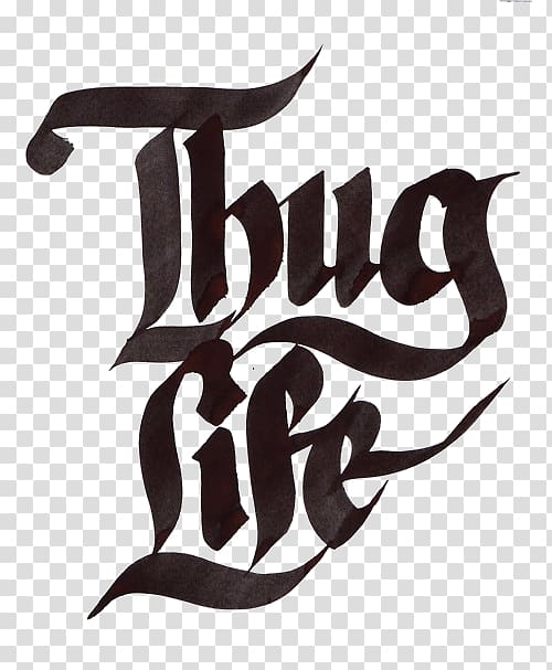 500x607 Thug Life Illustration, Thug Life Icon, Thug Life Text Transparent