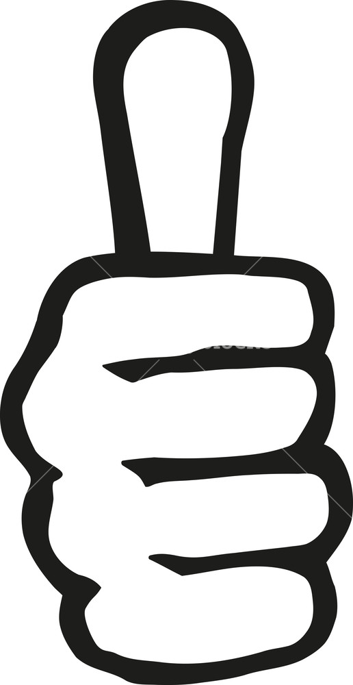 516x1000 Icon Thumbs Up Symbol Royalty Free Stock Image