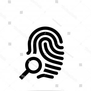 300x300 Fingerprint Scanned Finger Icon Vector Createmepink