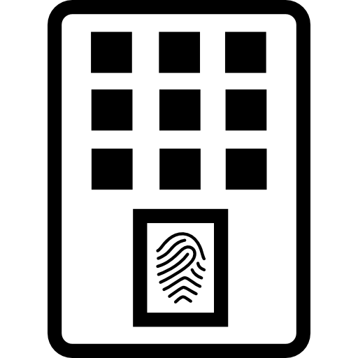 512x512 Fingerprint Scanner Device Icons Free Download