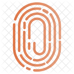 256x256 Thumbprint Icon Of Flat Style