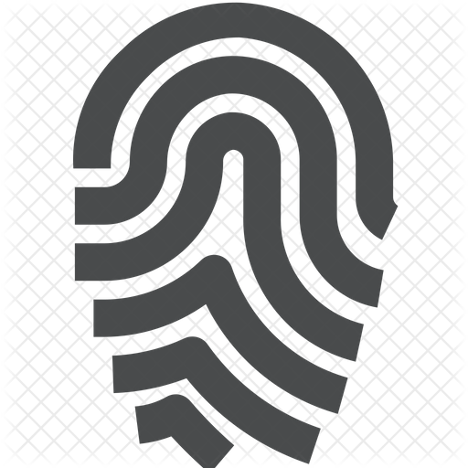 512x512 Thumbprint Icon Of Glyph Style