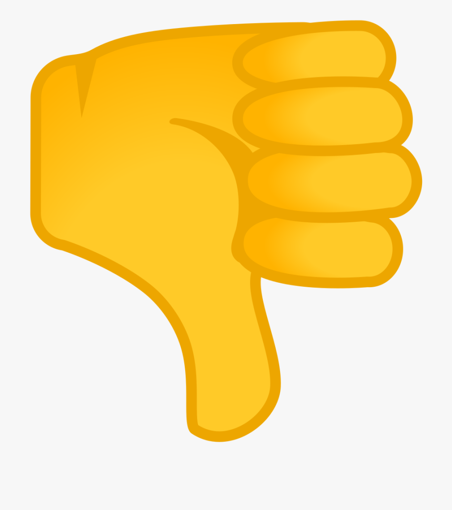 920x1037 Thumbs Down Icon Noto