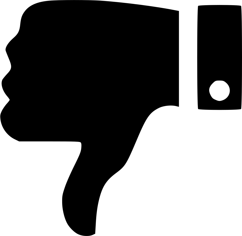 981x956 Thumbs Down Png Icon Free Download