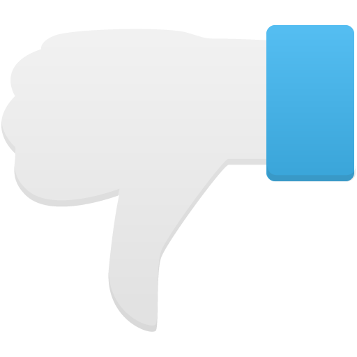 512x512 Thumb Down Icon Flatastic Iconset Custom Icon Design
