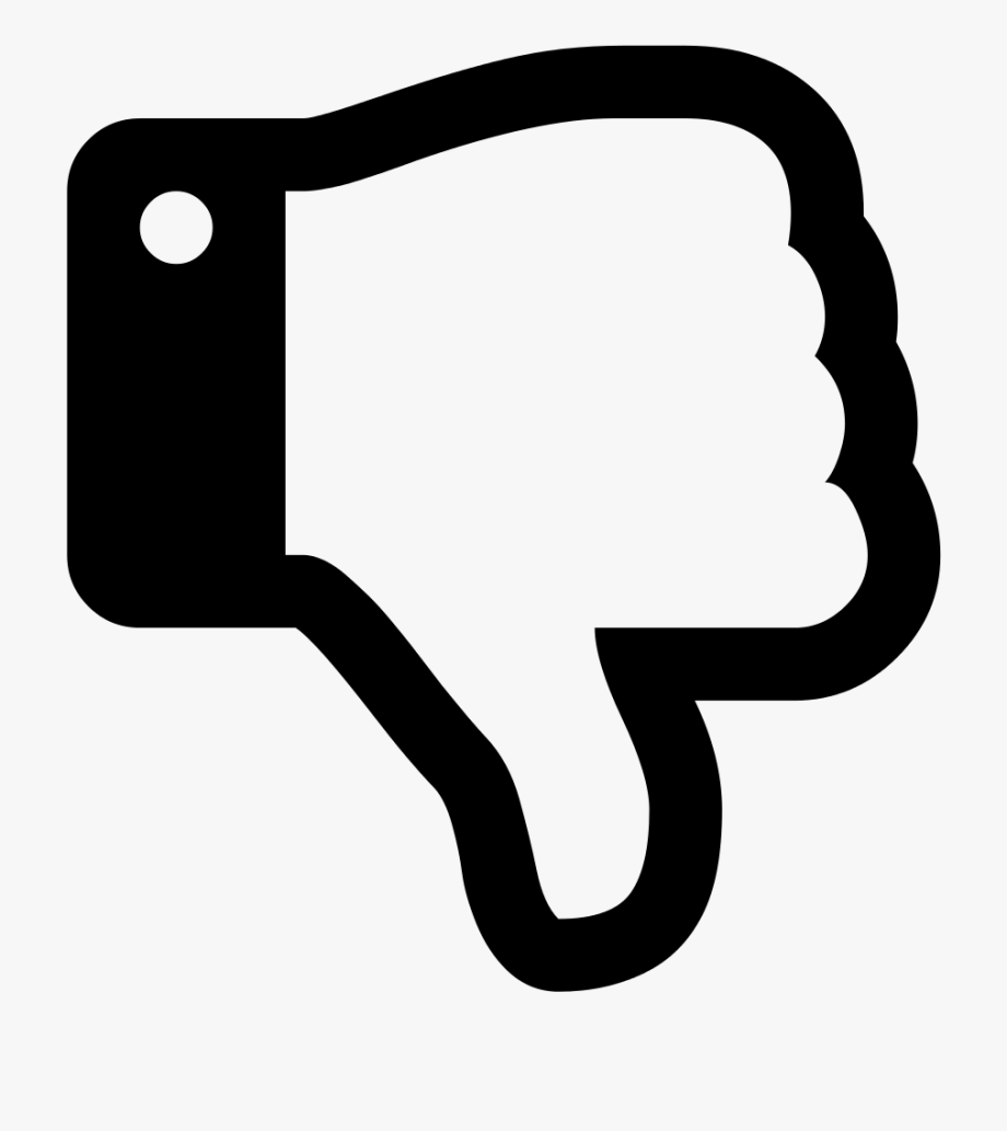 920x1033 Thumbs Down Clipart