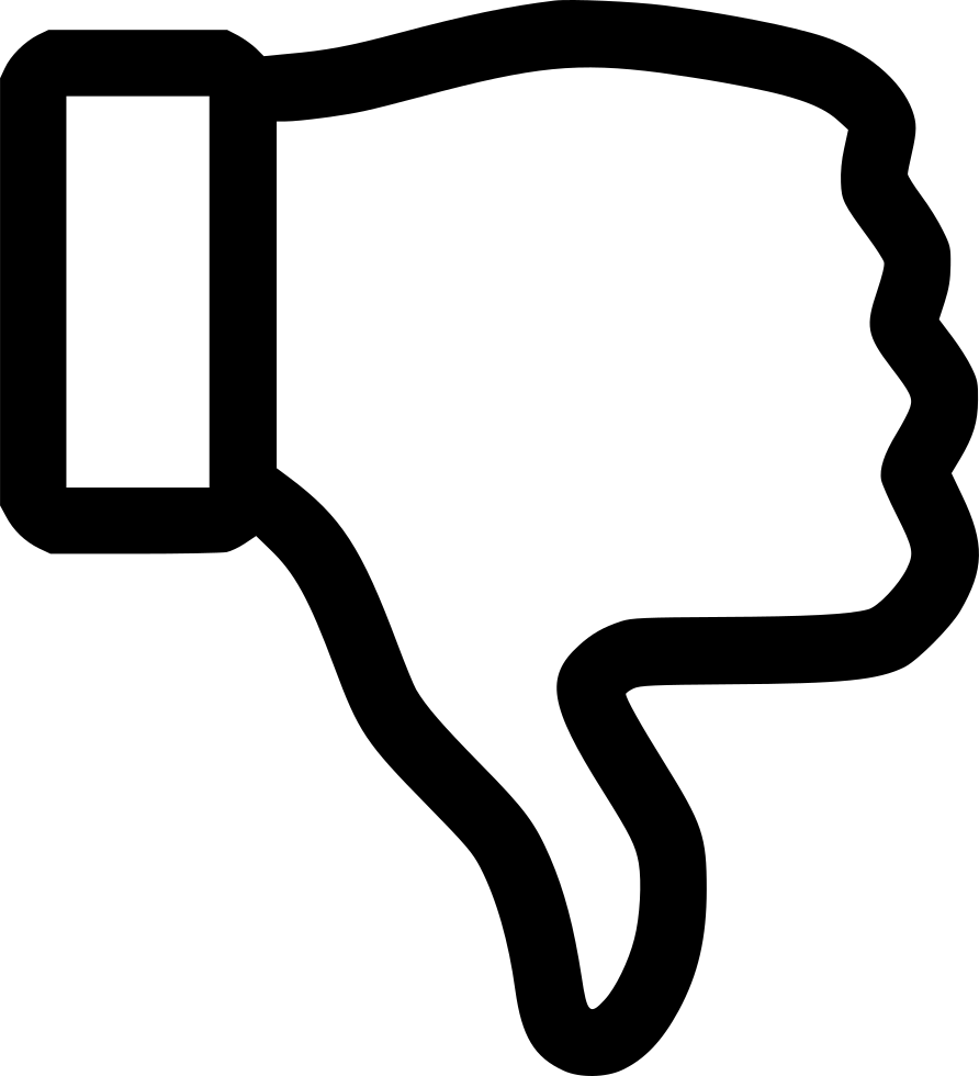 892x980 Thumbs Down Png Icon Free Download