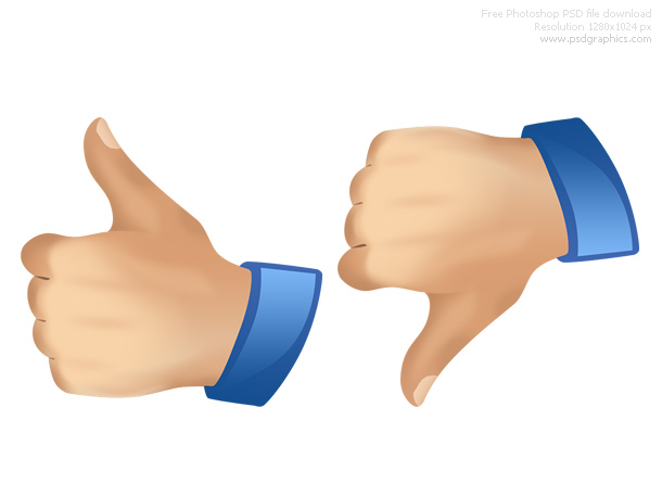 610x458 Thumbs Up And Down Icon Psdgraphics