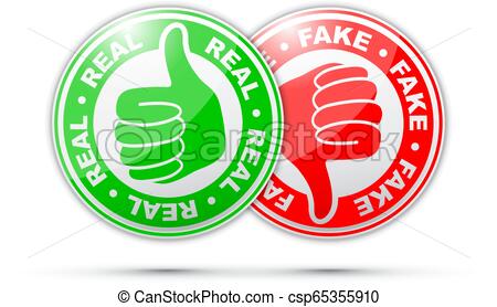 450x278 Real And Fake Thumbs Up And Down Icon