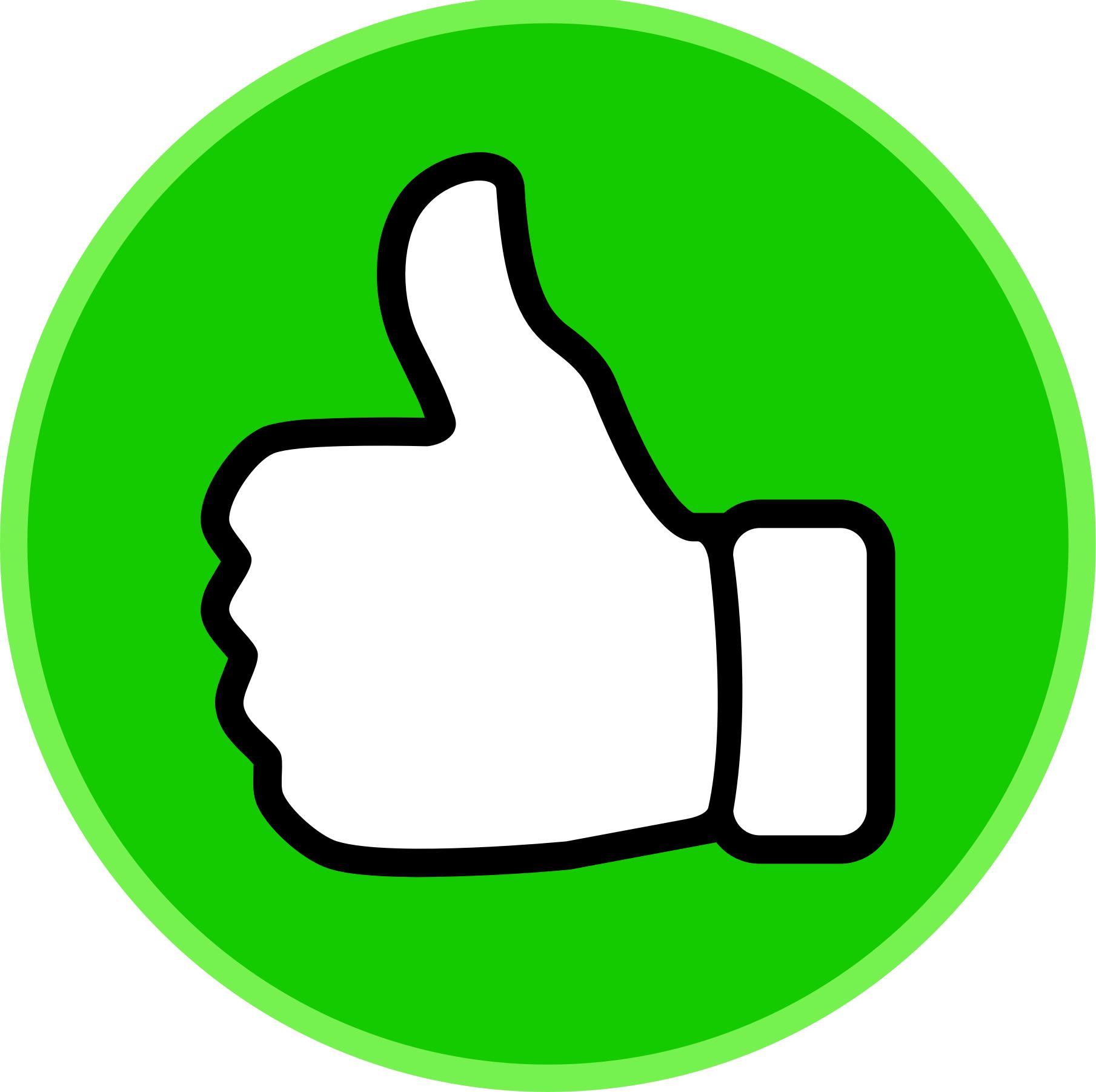 1809x1802 Thumbs Up Circle Icons Png