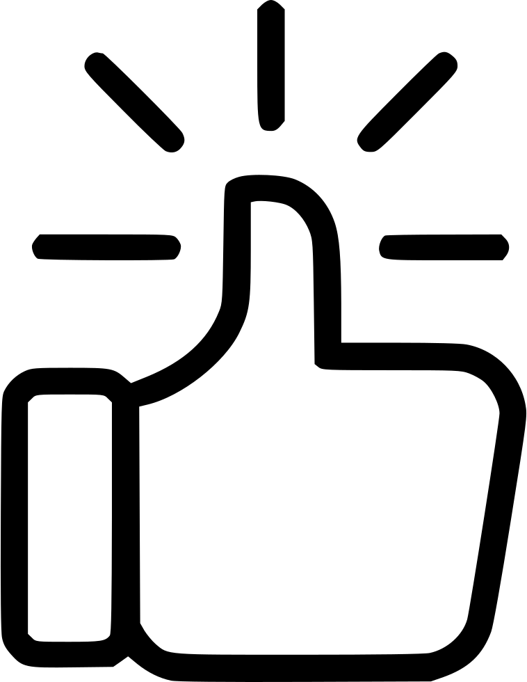 758x980 Thumb Up Like Favourite Facebook Thumbsup Png Icon Free