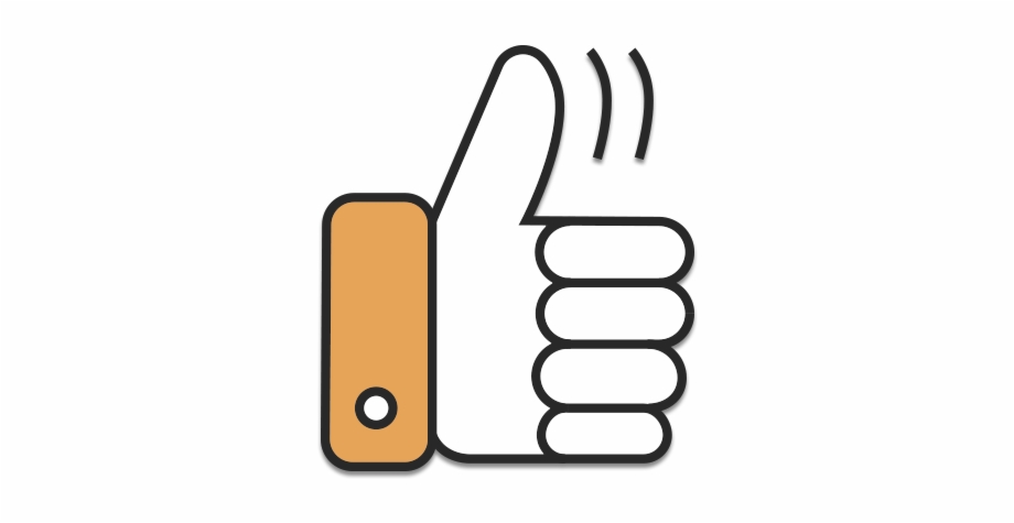 920x475 Thumbs Up Icon Transparent Png Download