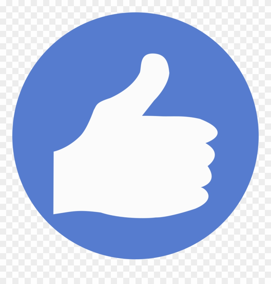 880x920 Election Thumbs Up Icon Circle Blue Iconset