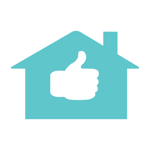 512x512 Thumbs Up House Icon