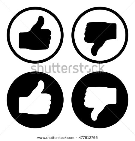 450x470 Thumbs Up Thumbs Down Icon